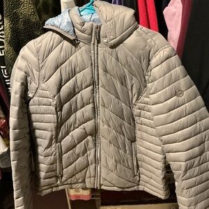 MICHAEL Michael Kors Light Gray Puffer Jacket
